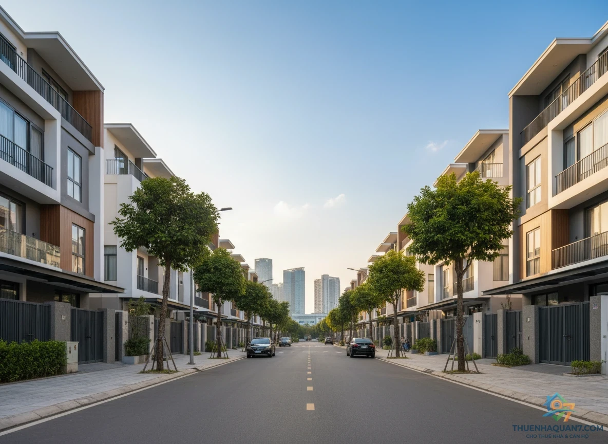 Cho thuê nhà Phường Tân Phú Quận 7 với hạ tầng giao thông quy hoạch hiện đại và sang trọng
