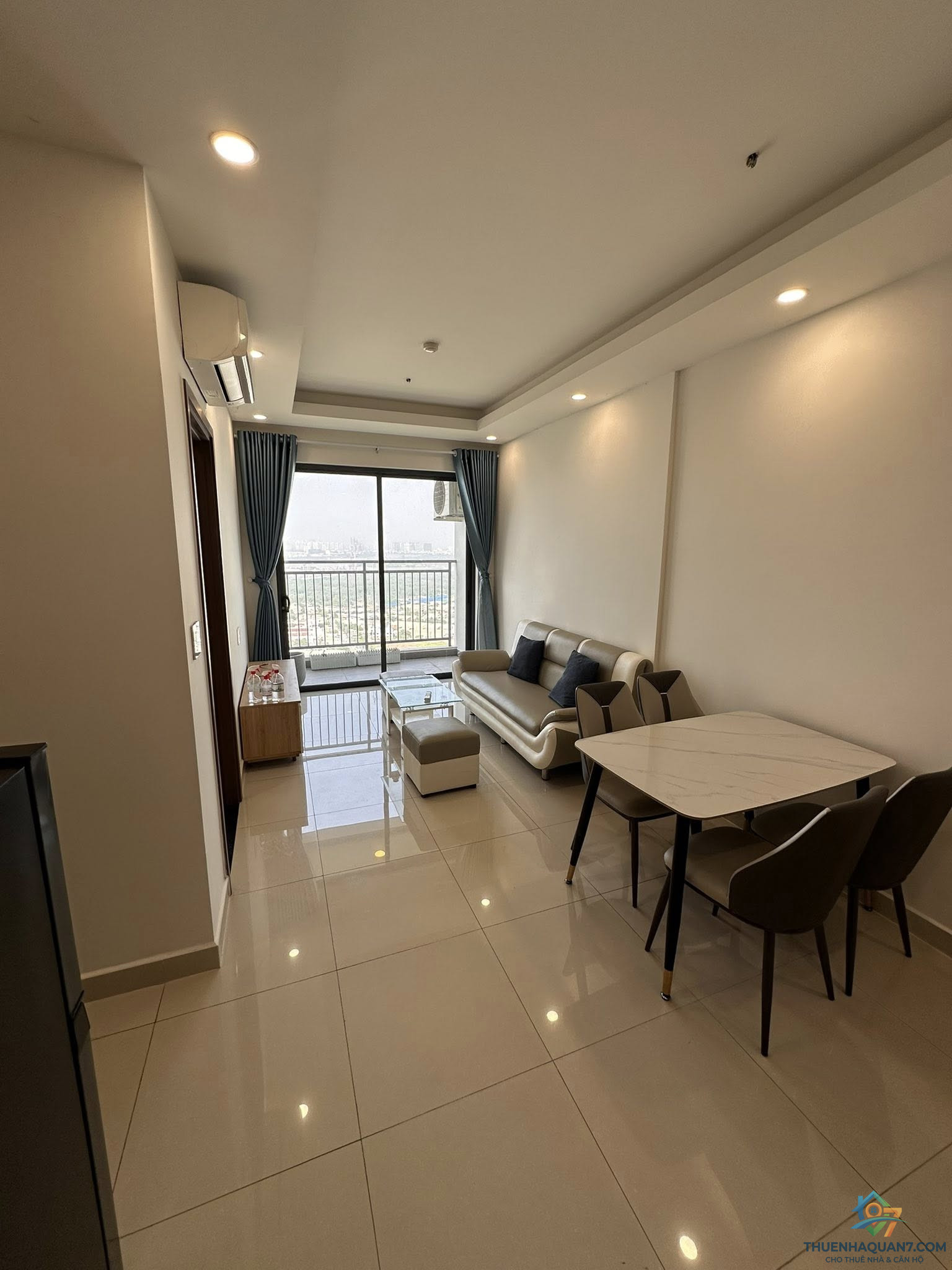 Cho Thuê Căn Hộ Q7 Riverside Tầng 34 View Đẹp 2PN Full Nội Thất