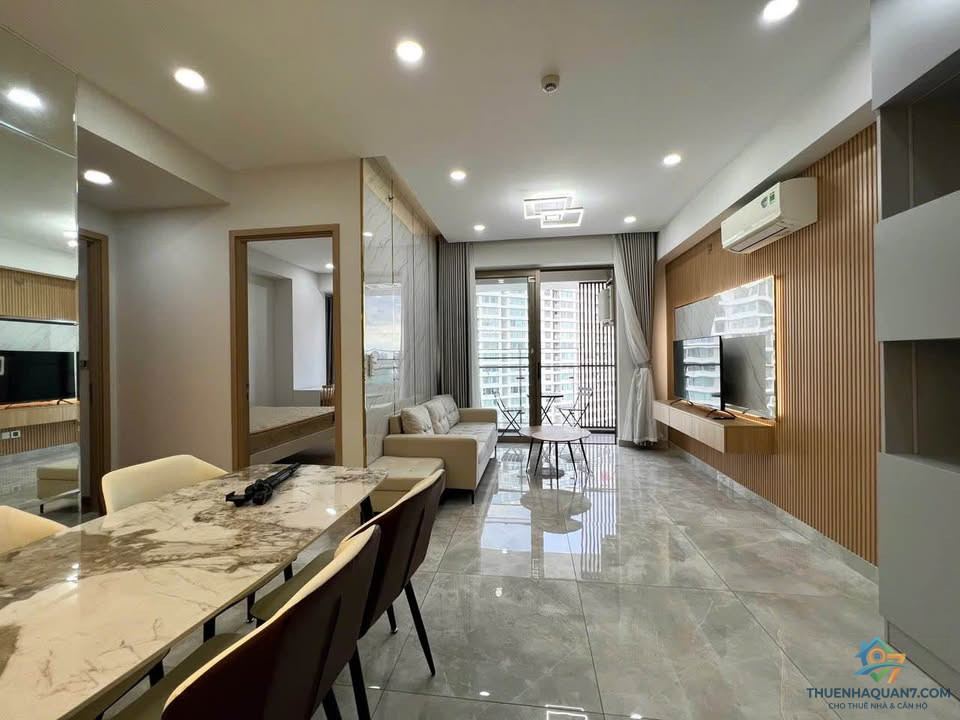 Cho Thuê Căn Hộ Midtown The Peak 2PN 86m2 Căn Góc View Sông